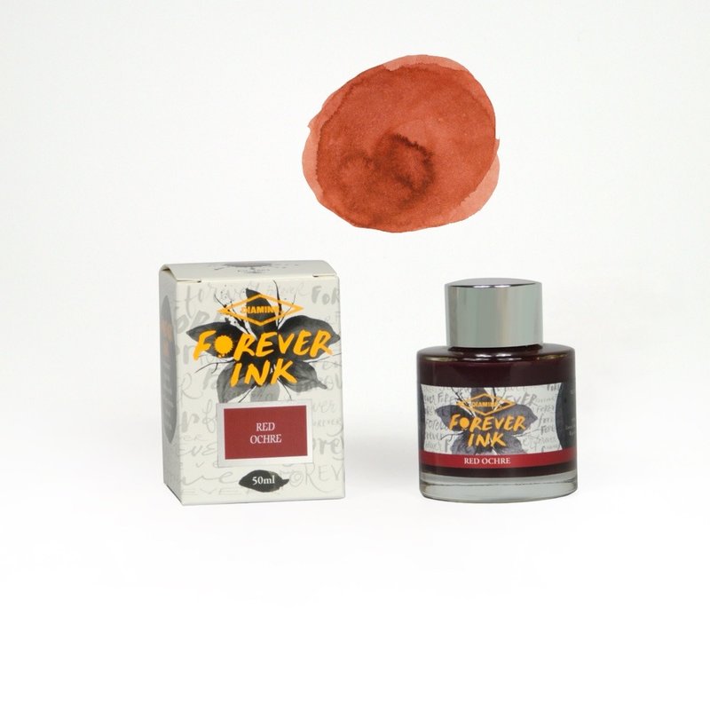 Diamine 永恆墨水 50ml - 紅土 - 墨水/鋼筆墨水 - 玻璃 咖啡色