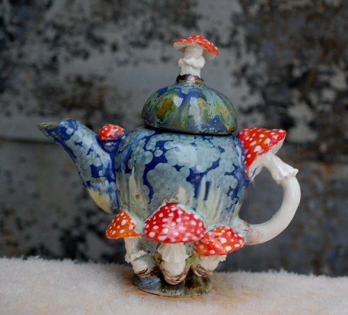 SETO CRAFT ランプ 妖精 ティーポット キノコ セット