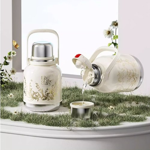 GERM スズラン 魔法瓶カップ 大容量 レディース ウォーターカップ 大型