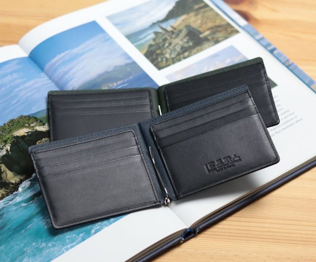 革職人 Freedom (フリーダム) マネークリップ 革 財布 薄い 薄型 本革 メンズ お札を分けられる 札ばさみ FD001 BK ( 革職人 Freedom (フリーダム) マネークリップ 革 財布 薄い