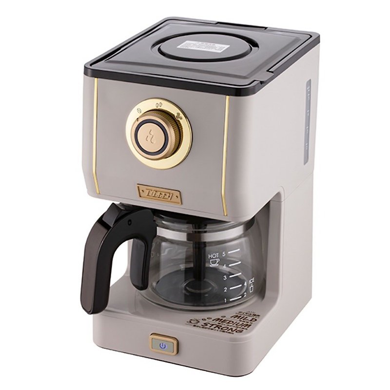 Japan Toffy Drip Coffee Maker coffee machine gray apricot white - เครื่องทำกาแฟ - วัสดุอื่นๆ 