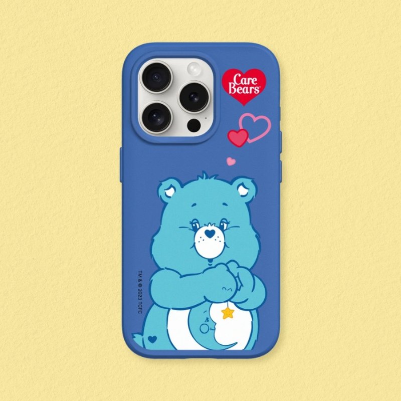 SolidX強化吸震緩衝防摔手機殼∣Care Bears/Bedtime Bear - 手機殼/手機套 - 塑膠 多色