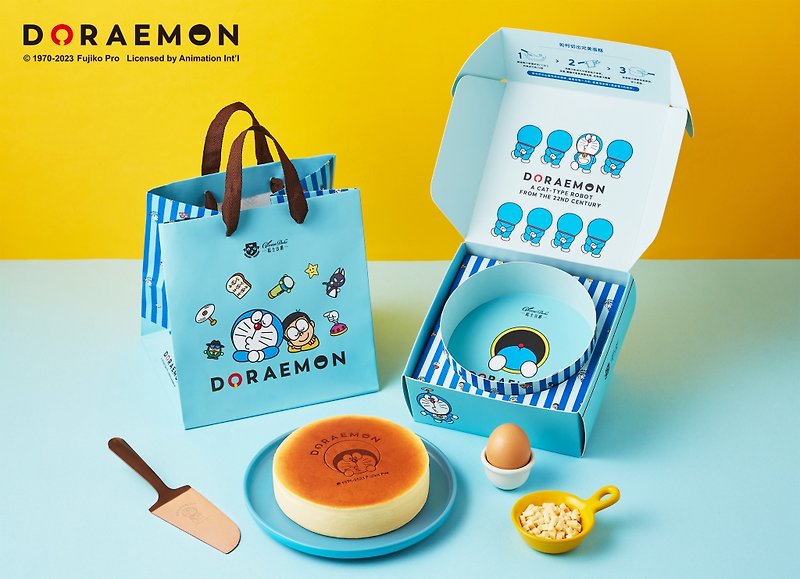 [Gift Recommendation] Doraemon Honey Lime Cheesecake 6 inches - เค้กและของหวาน - วัสดุอื่นๆ สีใส
