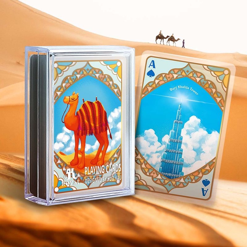 Middle Eastern Landmarks Journey Transparent Cards - Camel - บอร์ดเกม - พลาสติก สีใส