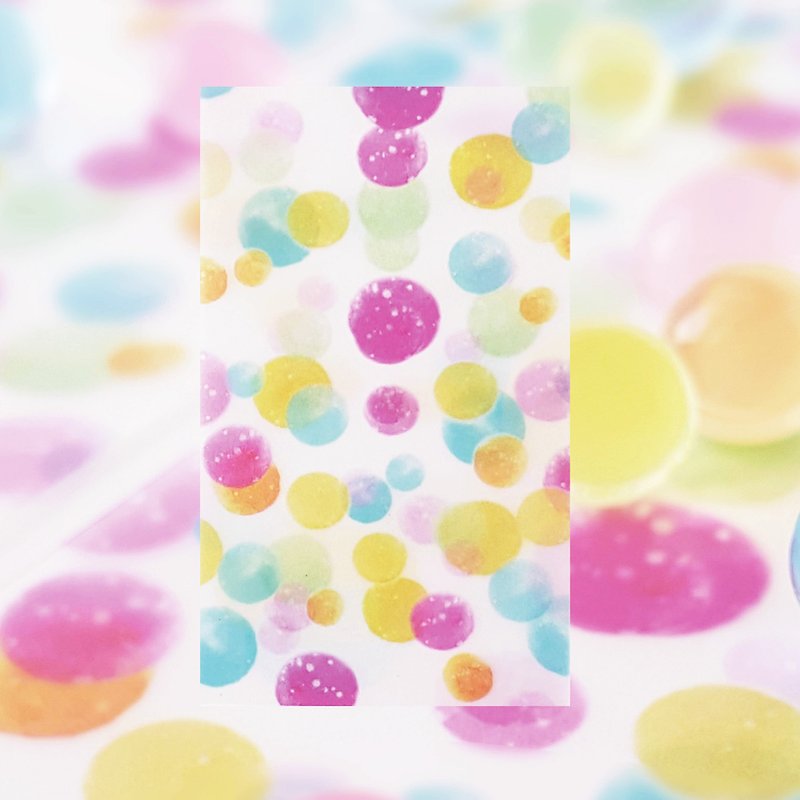 Water Jade Folders - Carnival - Washi Tape - Plastic Multicolor