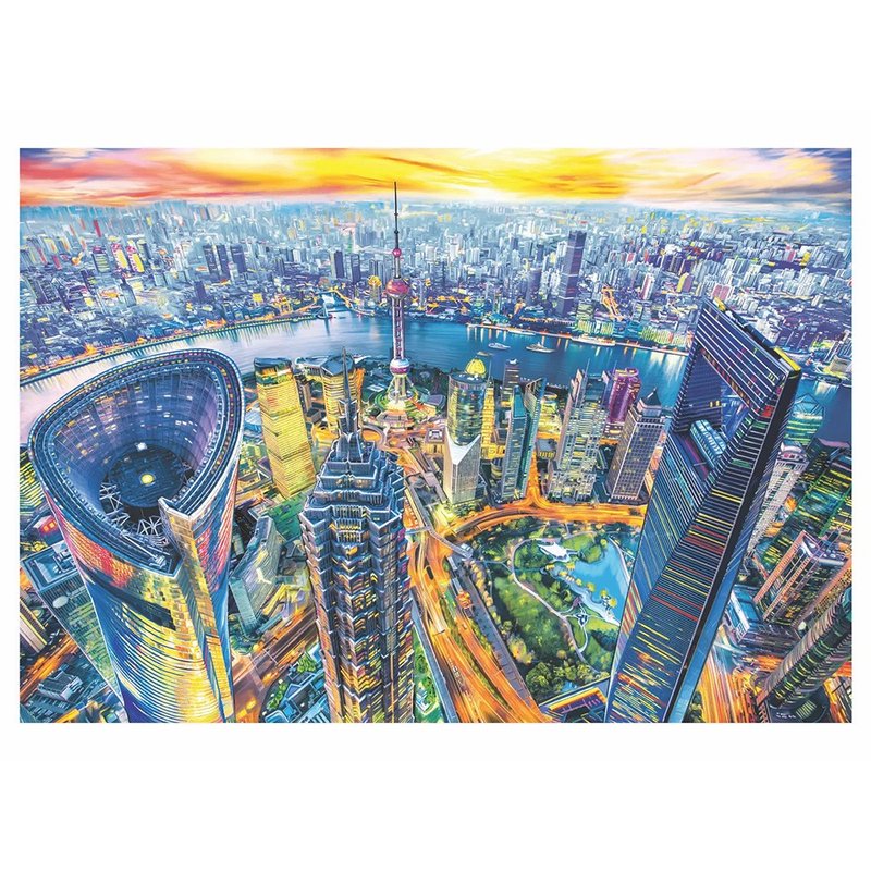 上海城市風貌_拼圖_2000片 - 拼圖 - 紙 