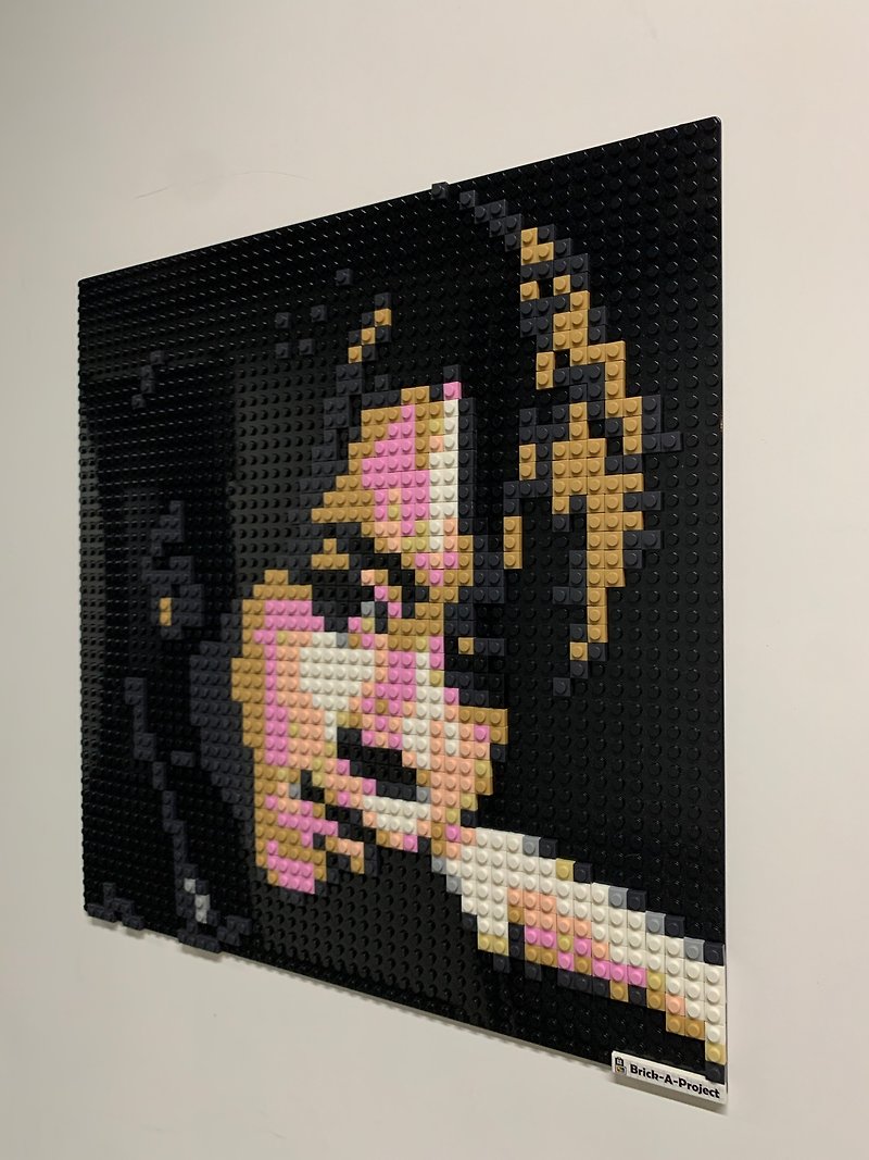 Customised Lego like mosaic puzzle 40x 40cm - Illustration, Painting & Calligraphy - Plastic 