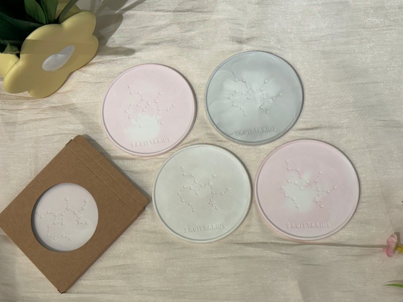 Handmade diffuser Stone-Sagittarius coaster. Customizable color - น้ำหอม - วัสดุอื่นๆ 