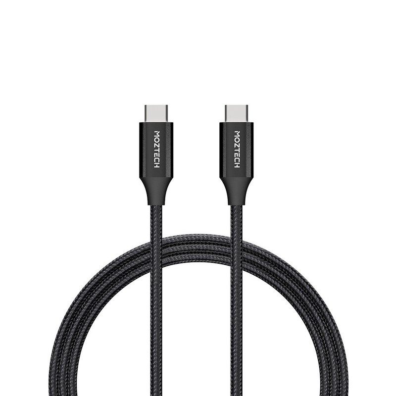 MOZTECH | USB-C to USB-C 100W Braided Transmission Charging Cable - อุปกรณ์เสริมอื่น ๆ - วัสดุอื่นๆ 