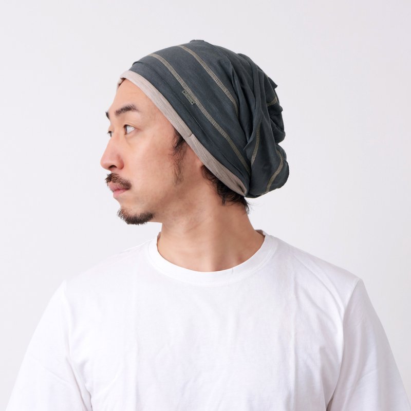 Cotton Slouchy Summer Fashion Beanie for Men, Texture Boho Hat For Women Unisex - 帽子 - 棉．麻 
