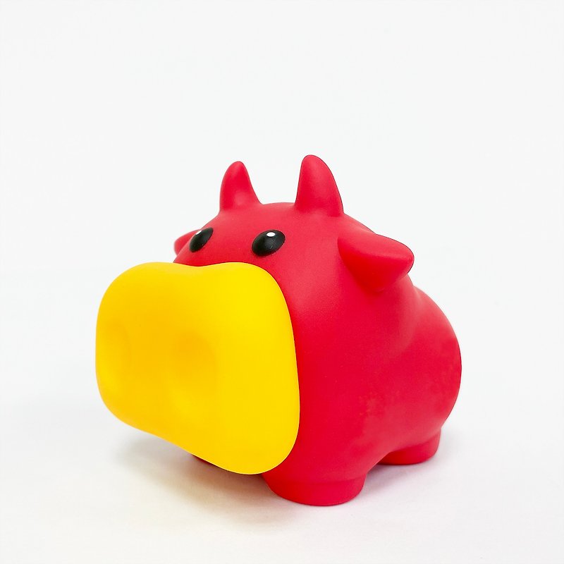 2021 OX  - Piggy Bank - Coin Banks - Plastic Red