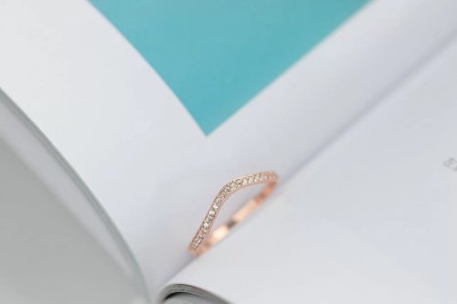 CHARIS GRACE 14K V Band Ring V形戒指洗澡免摘 流汗碰水不褪色