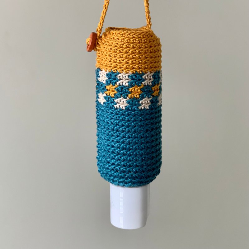 Sanitizer Holder - Charms - Cotton & Hemp Orange