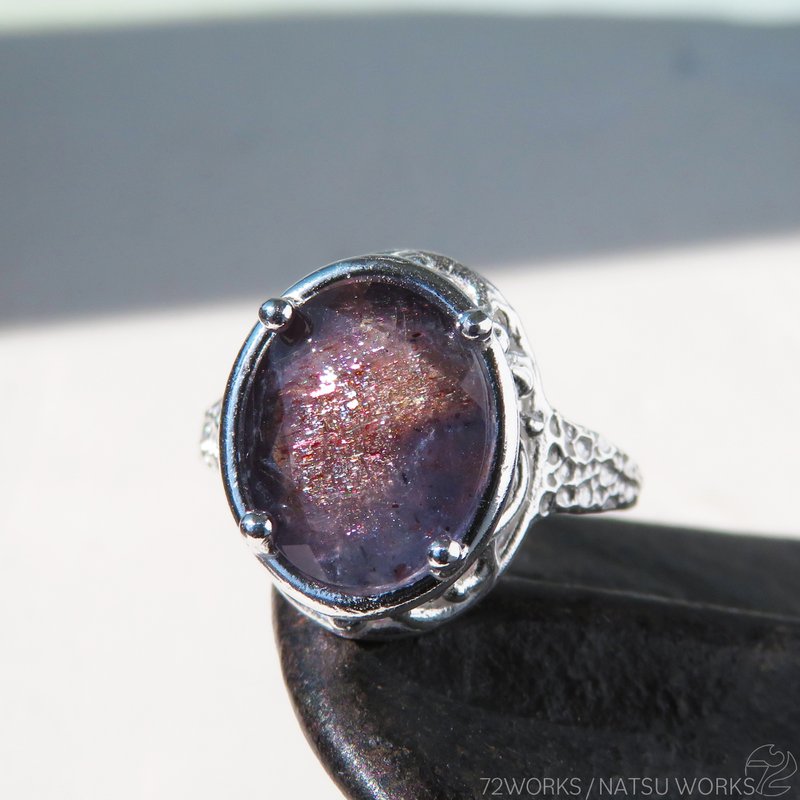 アイオライトサンストーン リング / Iolite Sunstone Ring l l - 戒指 - 寶石 紫色