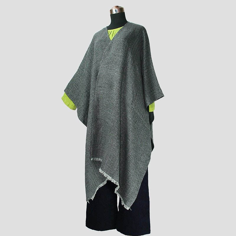 喀什米爾羊毛精品圍巾-聲聲慢 - 圍巾/披肩 - 羊毛 