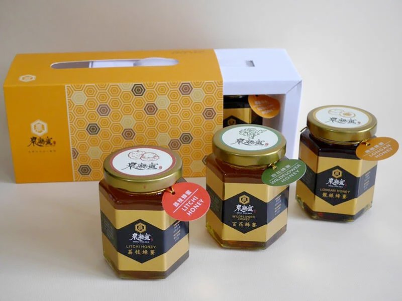 [Honey Gift Box] 100% Taiwan pure honey gift box set (2 pieces)_Choose two of three flavors - Honey & Brown Sugar - Fresh Ingredients Yellow