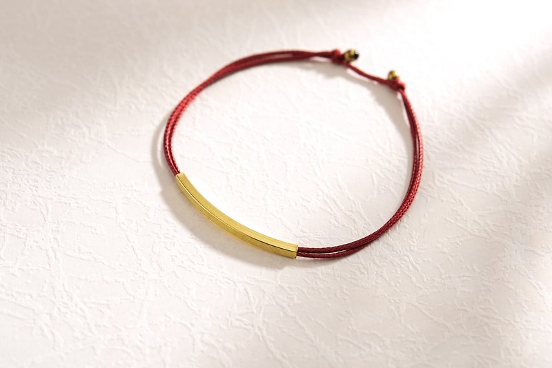 Charlene Handmade Wristband - สร้อยข้อมือ - วัสดุอื่นๆ สีแดง