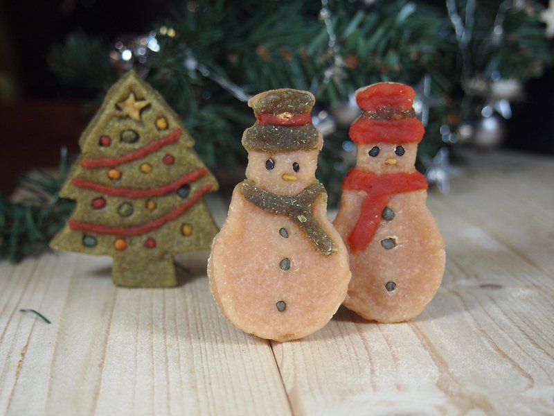 Hao Bang! Natural Dessert - Christmas Limited Edition (Snowman + Christmas Tree - Other - Paper White