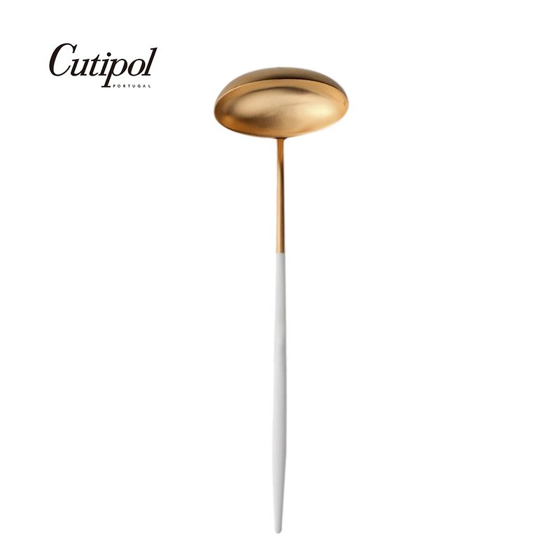 葡萄牙 Cutipol GOA系列白金29.5cm大湯勺 - 餐具/刀叉湯匙 - 不鏽鋼 白色