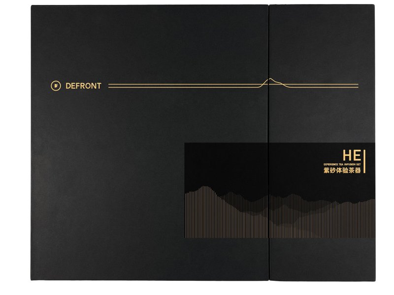 DEFRONT | HEI紫砂茶器大禮盒 原創可測溫 功夫茶具 高檔禮品套裝 - 茶壺/茶杯/茶具 - 其他材質 黑色
