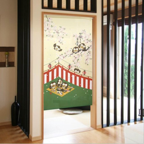 Moonstar House 星月屋 【預訂】日本製 貓頭鷹賞花大會門簾