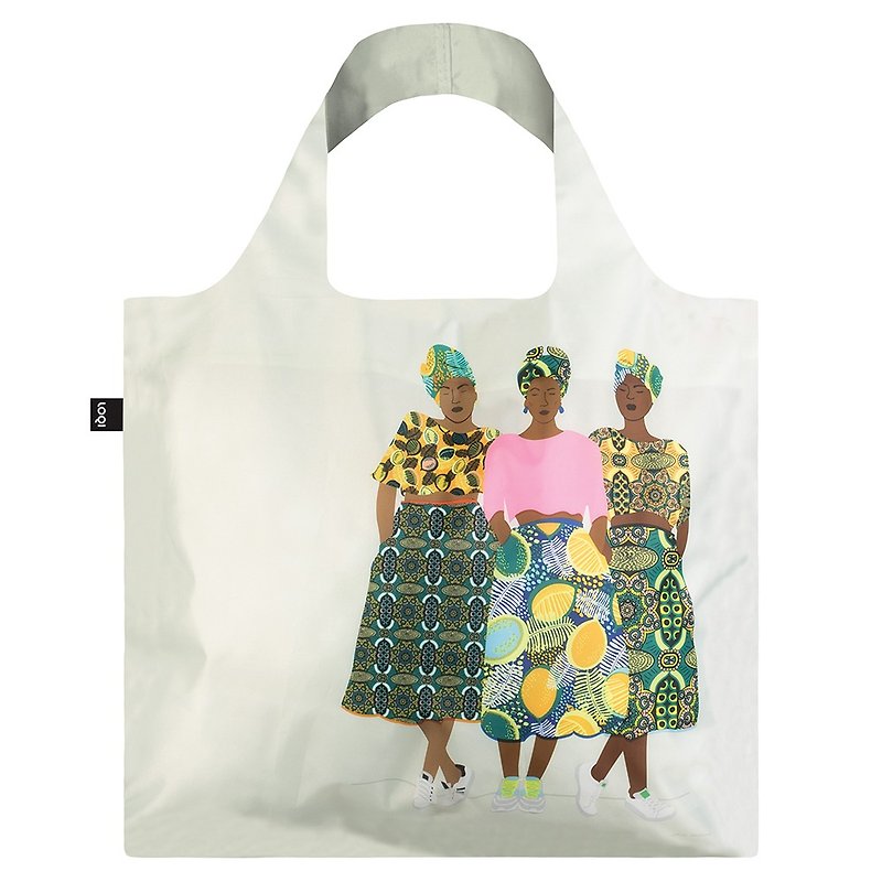 LOQI 購物袋 -三位女孩 CWGB - 側背包/斜孭袋 - 塑膠 多色