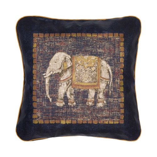 ANDARI 安得利 泰國 抱枕/枕套 Traditional Elephant - Navy