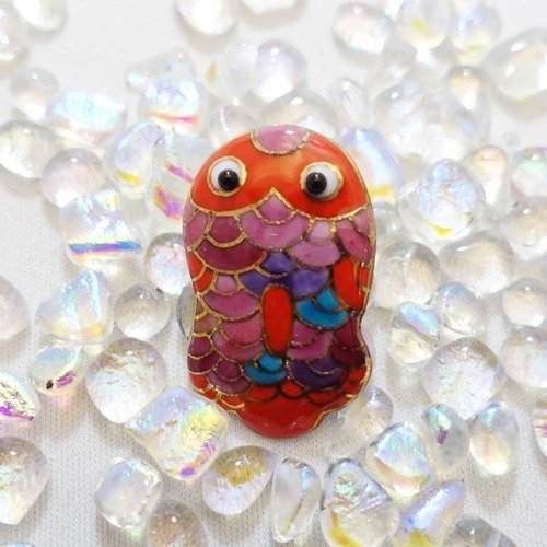d*7様 にやにや金魚くんの編みぐるみブローチ〇 にやにや金魚くんの編みぐるみブローチ〇 - メルカリ