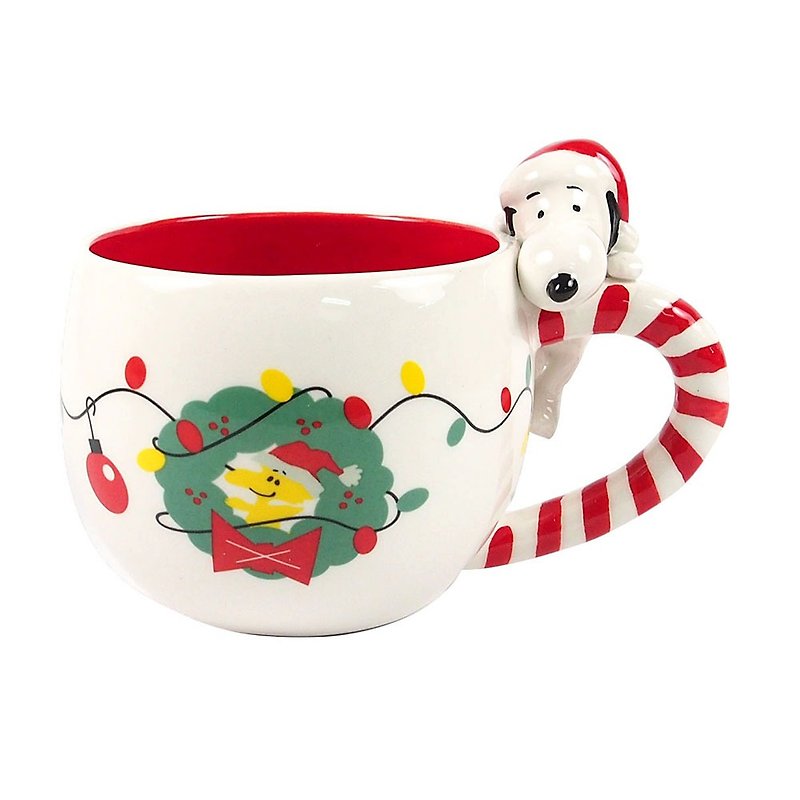 Snoopy Christmas Mug - Christmas Day [Hallmark Gift Christmas Series] - แก้ว - เครื่องลายคราม หลากหลายสี