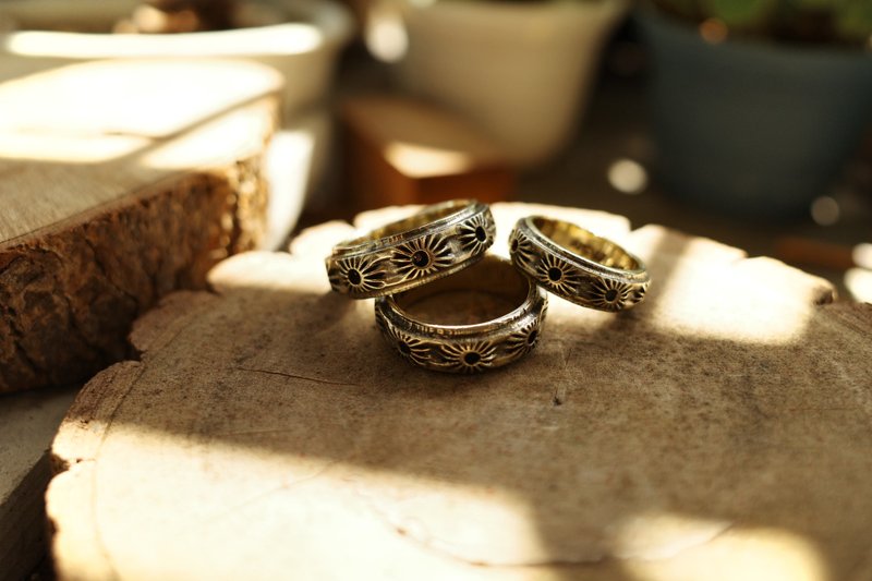 光芒戒指 - 戒指 - 銅/黃銅 金色