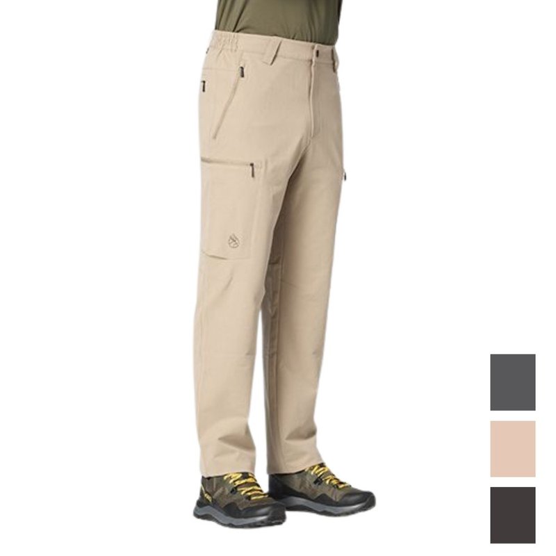 【Wildland 荒野】生態彈性多袋機能褲 男 0B32322 - 男長褲/休閒褲 - 聚酯纖維 卡其色