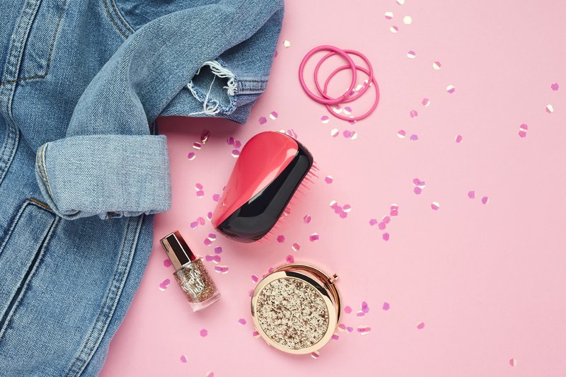 TANGLE TEEZER Liverpool carry comb pink - Makeup Brushes - Resin 
