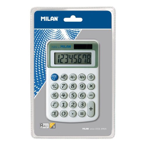 MILAN 西班牙百年經典文具 MILAN ML05系列 輕巧型復刻計算機(8位數)