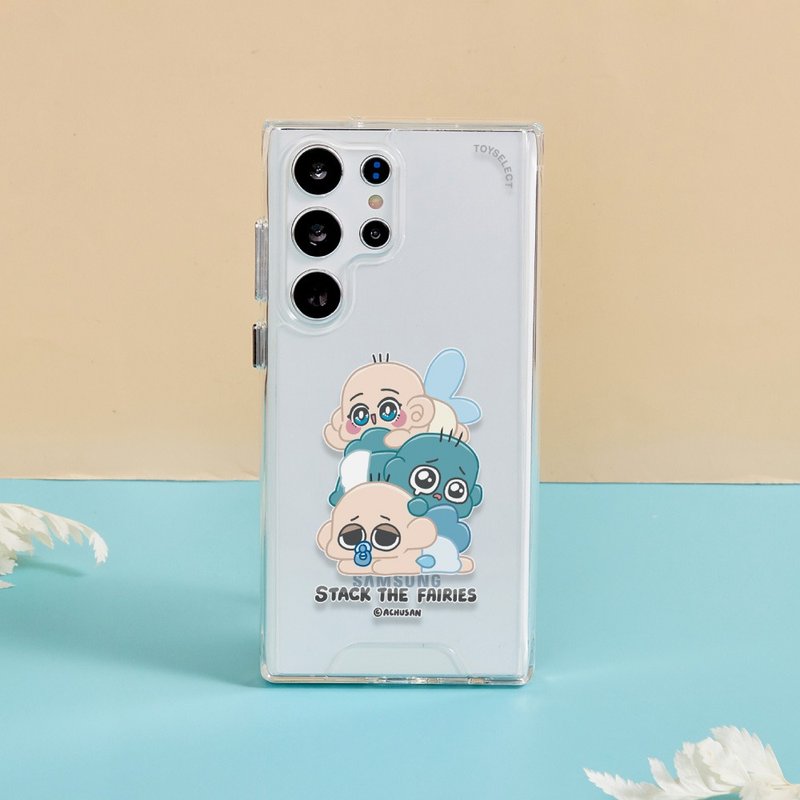 阿啾小劇場仙子寶寶疊疊樂防摔透明SAMSUNG手機殼 - 手機殼/手機套 - 塑膠 多色