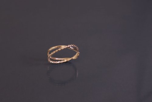 Maple jewelry design 小品系列-雙質感交錯925銀戒