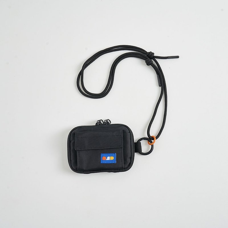 Camp wallet / Midnight black - กระเป๋าสตางค์ - ไนลอน สีดำ