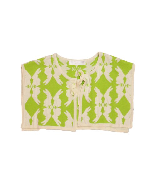 moyan-ecri lucky charm motif knit Attache collar