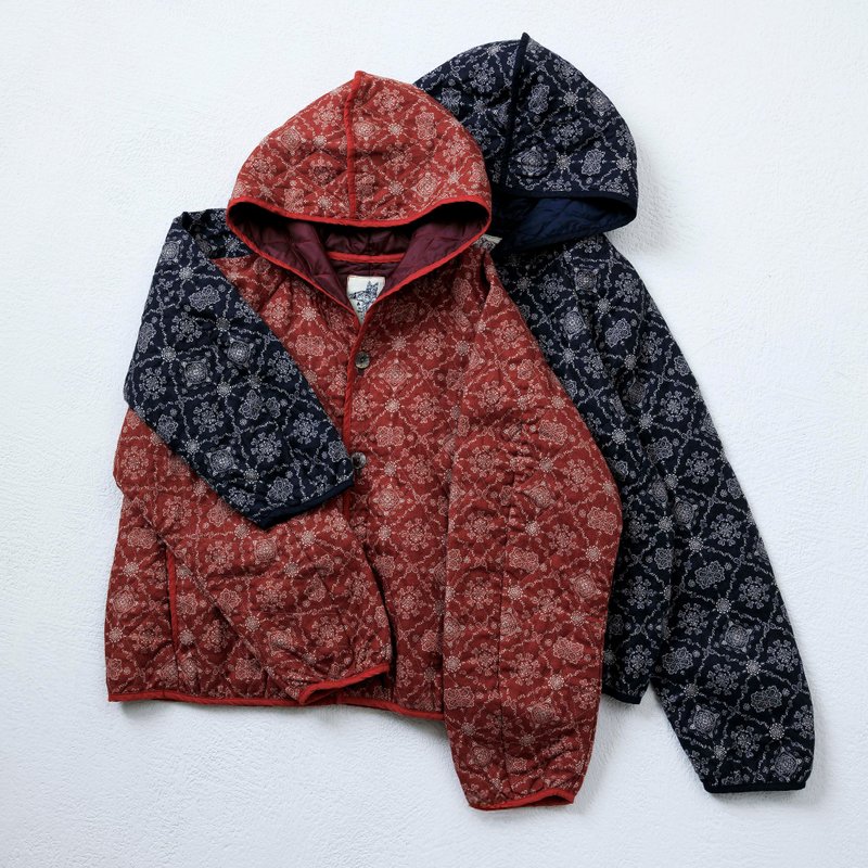 スノーマーク軽量暖かシルエットジャケット | クリスマス・雪の結晶・フェスティバル・ギフト・シルエットフード・暖かな霧の中の自由 - ジャケット - その他の素材 レッド