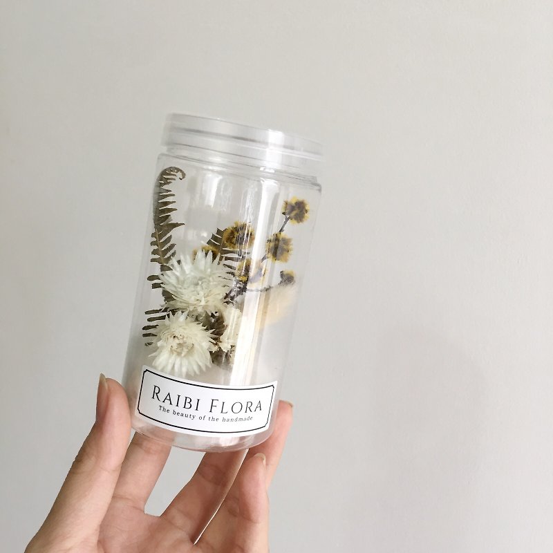 Self-contained texture dry flower pot / wedding small things / dry flowers - ของวางตกแต่ง - พืช/ดอกไม้ 