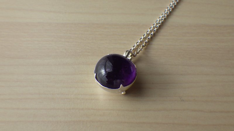 Mouse Pendant - Necklaces - Gemstone Purple