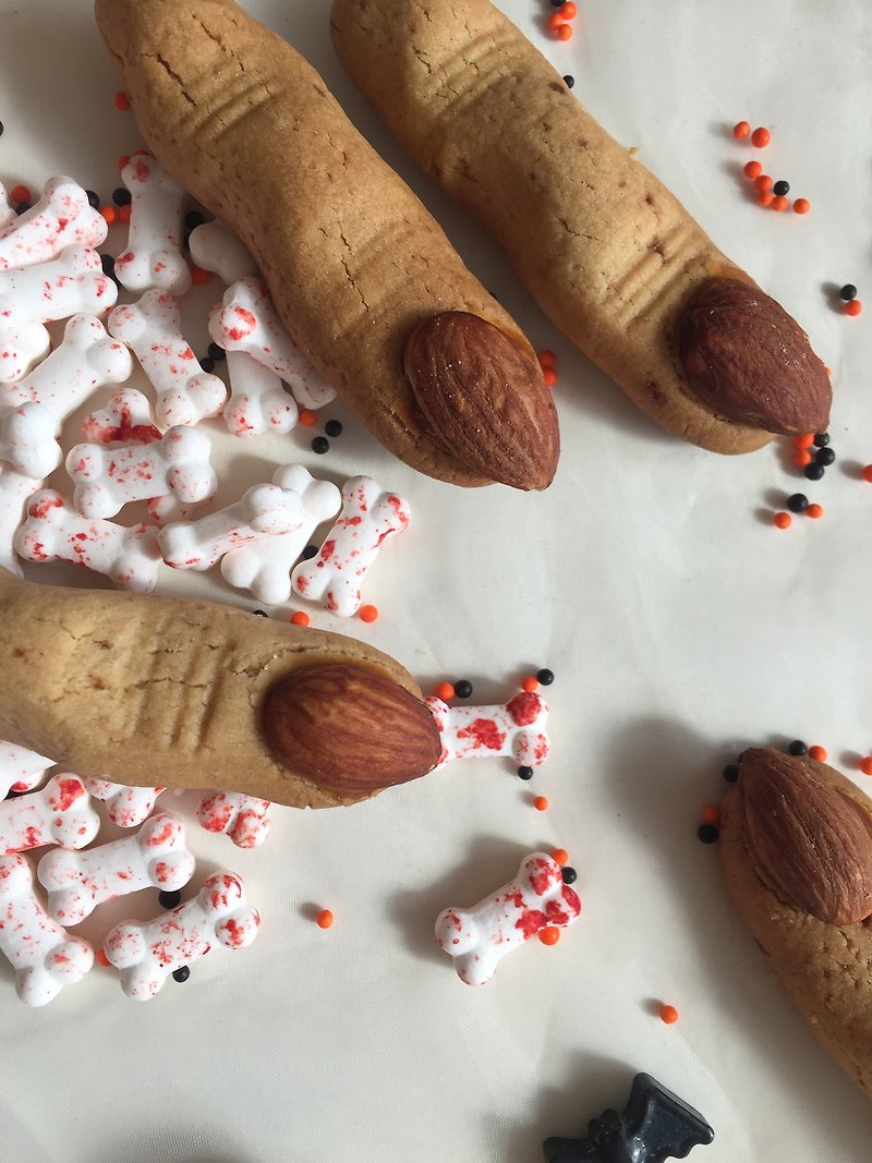 [MSM] Halloween Tiger Auntie Finger Cookies - คุกกี้ - อาหารสด สีนำ้ตาล