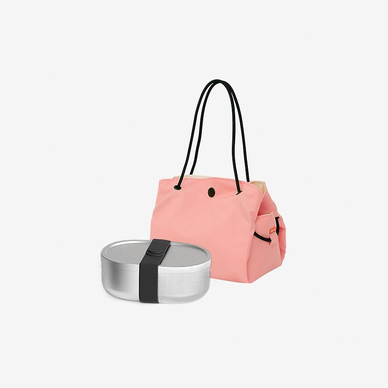 Bendong lunch box + food bag combination - Lunch Boxes - Other Metals Silver