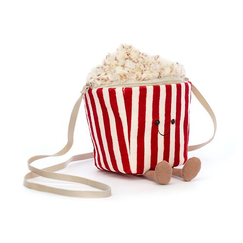 Jellycat 斜背包 - Amuseable Popcorn 趣味爆米花