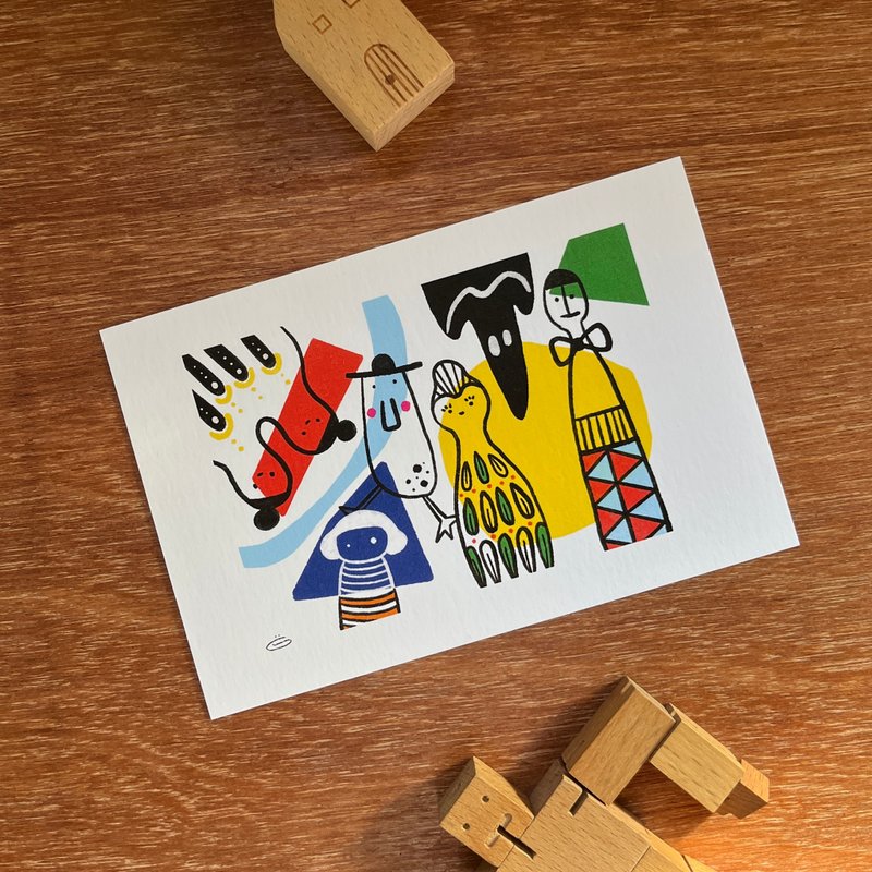 明信片系列 4x6 英寸 - 心意卡/卡片 - 紙 