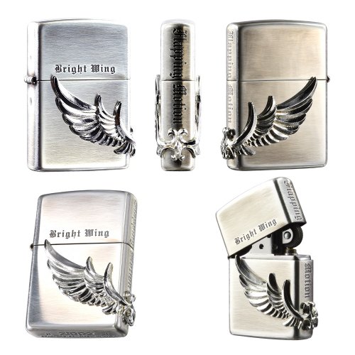 ZIPPO official flagship store] Pattern embossed pattern (bright silver)  windproof lighter ZA-3-163B - Shop zippo Other - Pinkoi