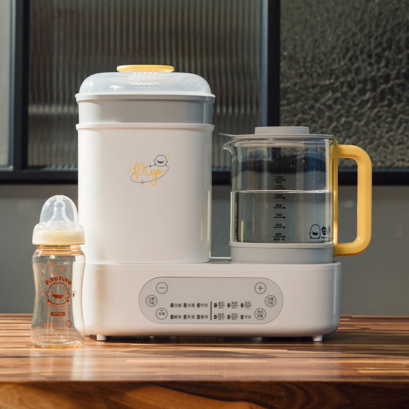 PiyoPiyo 黃色小鴨 多功能調乳消毒鍋 - 其他 - 其他材質 白色