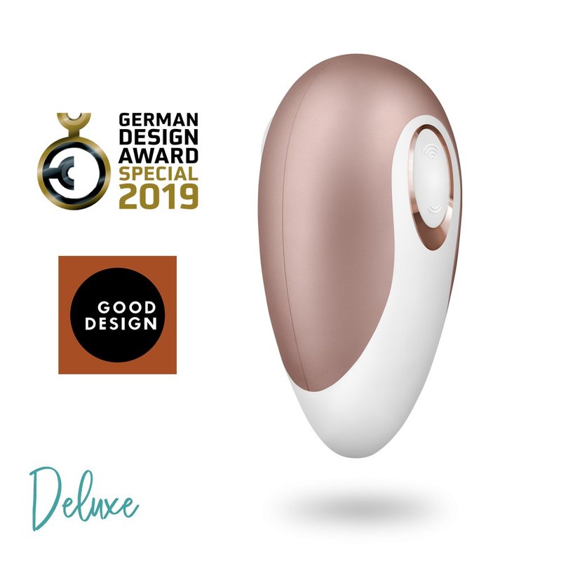德國Satisfyer Deluxe 典雅寶石吸吮器 - 情趣用品 - 其他材質 白色