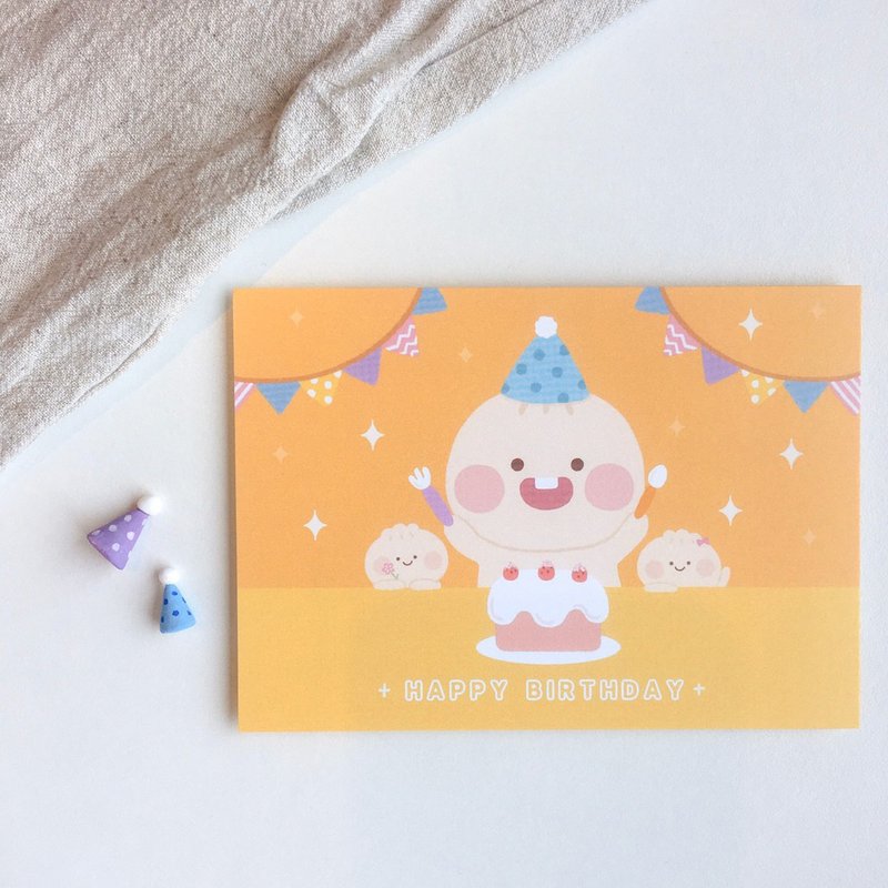 生日派對 / 明信片 - 卡片/明信片 - 紙 多色