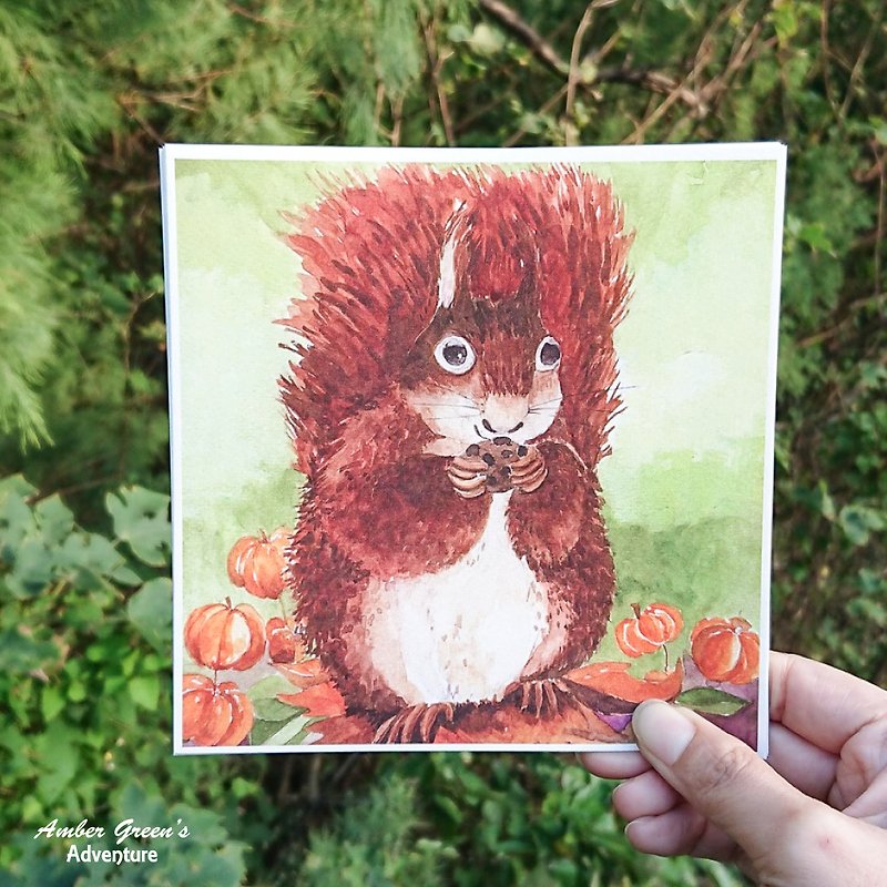 Squirrel letter card - Cards & Postcards - Paper Green