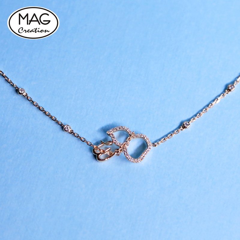 HULU Collection | 18K Diamond Gourd Bracelet with Exclusive Letters - Bracelets - Precious Metals Gold